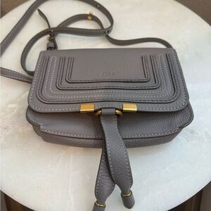 Chloe Marcie Convertible Belt Bag, Cashmere Grey